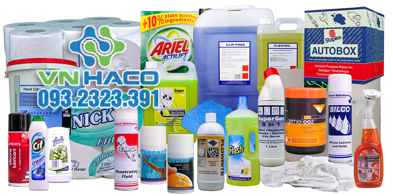 NaOH là thành phần quan trọng để sản xuất chất tẩy rửa