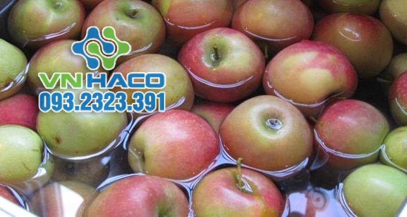 Có thể dùng chlorine pha loãng để khử trùng cho hoa quả tươi