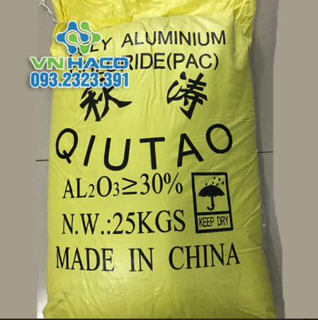 Chất keo tụ PAC QUITAO Trung Quốc