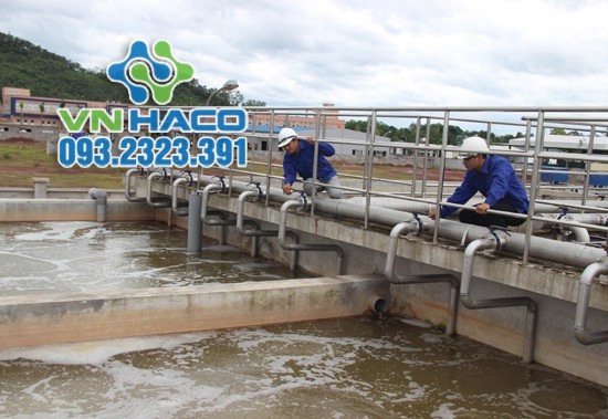 Polymer cation C1492 được ứng dụng trong các quy trình xử lý nước thải