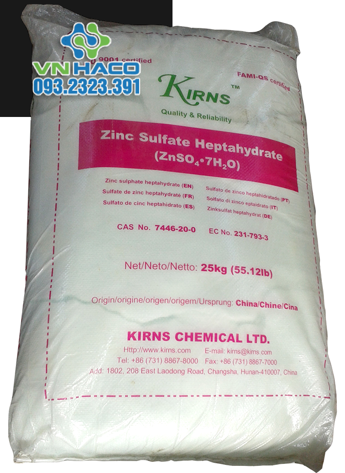 Kẽm sunfat là gì