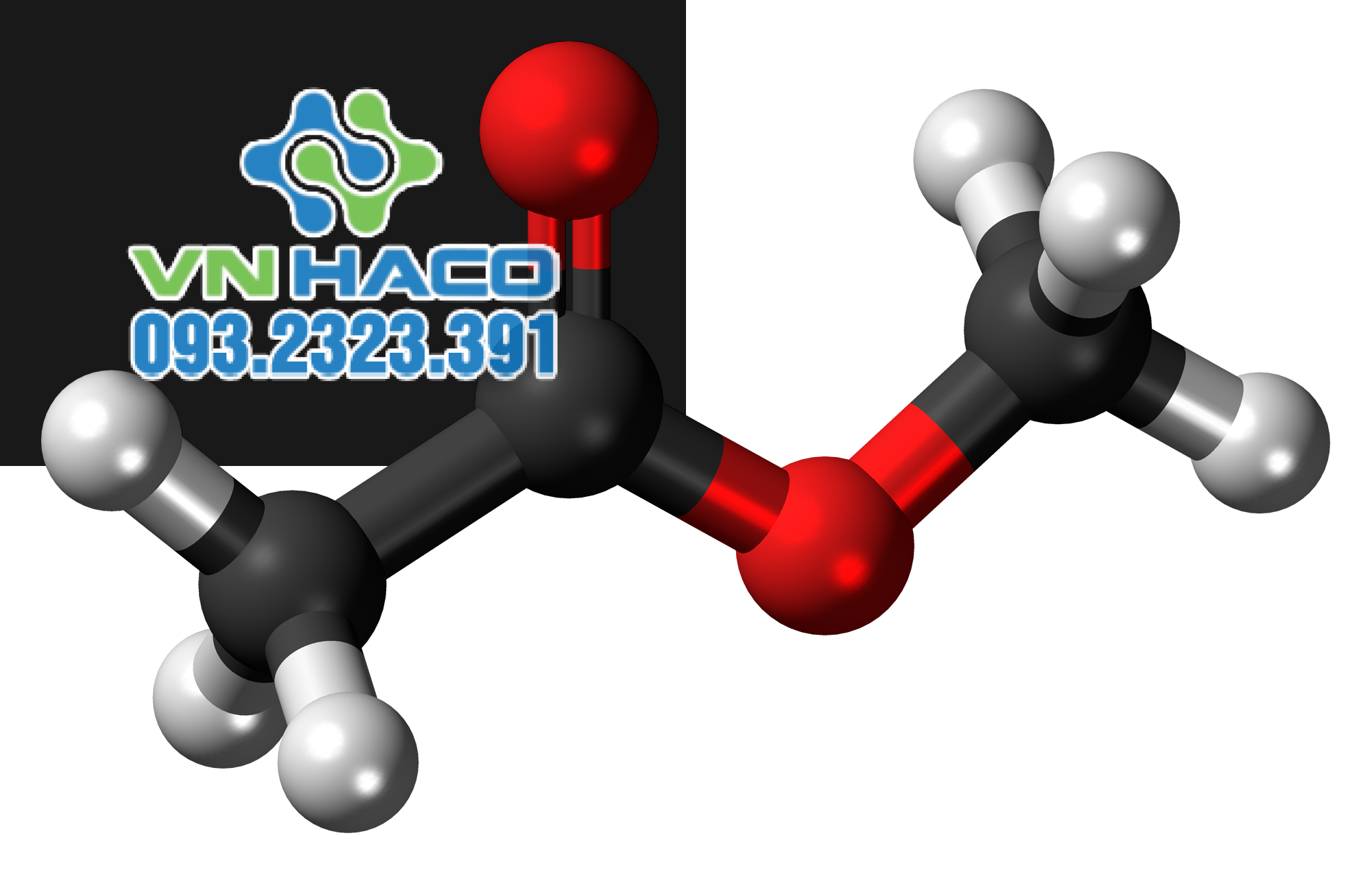 methyl-acetate-3d-ball