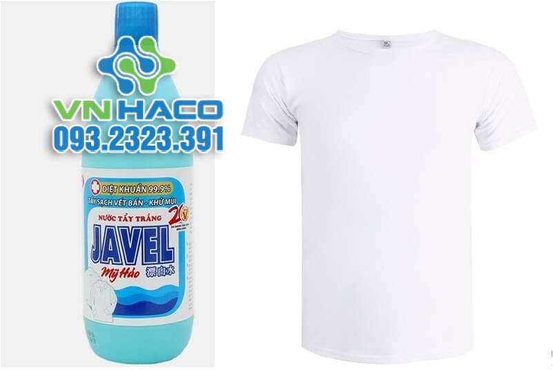 Nước javen được dùng để tẩy trắng quần áo với hiệu quả vượt trội