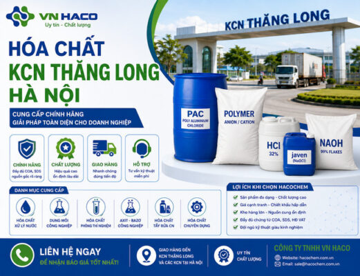 mua hóa chất KCN Thăng Long Hà Nội