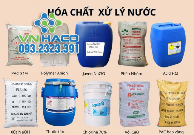 hoa chat xu ly nuoc tai bac ninh