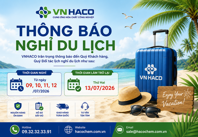Thông báo nghỉ du lịch 2026